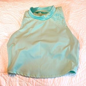 2/$20 High Halter Neck Crop Top/Sports Bra